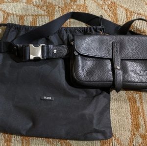 Authentic TUMI Leather Waist Bag